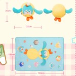 Vocaloid Hatsune Miku Minidoll Miku Merch Yummy Series Warm Throw Pillow Plush Blanket